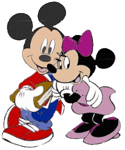 Disney plaatjes Mickey en minnie mouse 