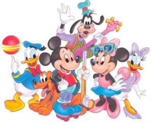 Disney plaatjes Mickey en minnie mouse 