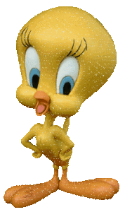 Disney plaatjes Tweety en silvester 