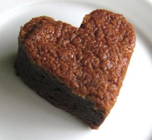 Eten en drinken Eten en drinken plaatjes Brownies Hart