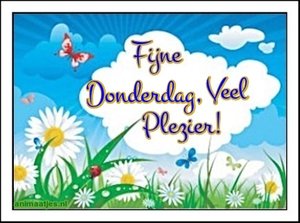 Donderdag Facebook plaatjes 