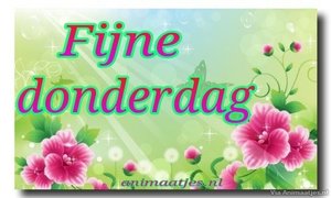 Donderdag Facebook plaatjes 