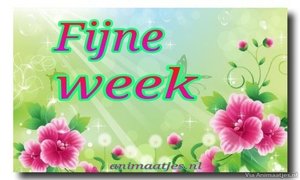 Fijne week Facebook plaatjes 