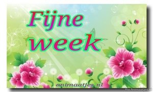 Fijne week Facebook plaatjes 