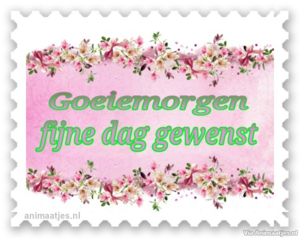 Goedemorgen Facebook plaatjes 