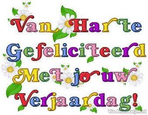 Verjaardag Facebook plaatjes Van Harte