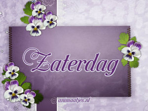 Zaterdag Facebook plaatjes 