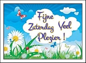 Zaterdag Facebook plaatjes 