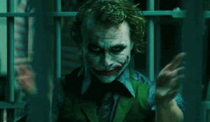 Films en series Films Batman the dark knight De Joker Aan Het Klappen
