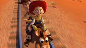 Films en series Films Toy story 3 Woody Met Jessie In De Achtervolging Op Bullseye