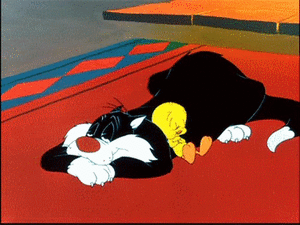 Looney tunes Films en series Series Sylvester En Tweety Slapen