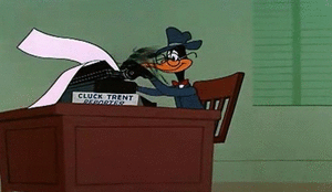 Looney tunes Films en series Series Daffy Duck Op De Typemachine