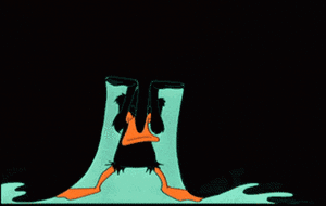 Looney tunes Films en series Series Daffy Duck Probeert Het Zwarte Doek Tegen Te Houden