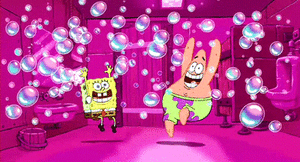 Spongebob Films en series Series Spongebob En Patrick Aan Het Dansen Met Bellen