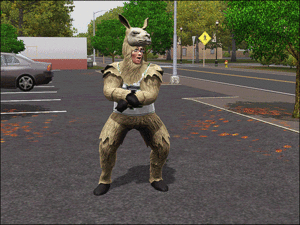 Games De sims Sims 3 Lama Mascotte Gangnam Style