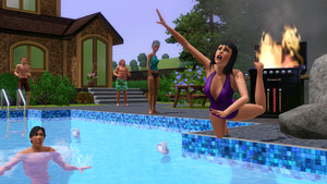 Games De sims Sims Vluchten Voor Vuur