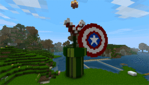 Games Minecraft Minecraft Mario Vuurspuwer