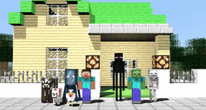 Games Minecraft Minecraft Huis Kapot