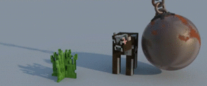 Games Minecraft Minecraft Koe Sloopkogel