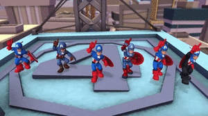 Games Super hero squad online Allerlei Verschillende Captain America Helden Aan Het Dansen