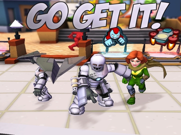 Games Super hero squad online Iron Man Gooit Een Metalen Vliegtuigje