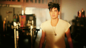 Adam Lambert GIF. Artiesten Gifs Adam lambert Fever 