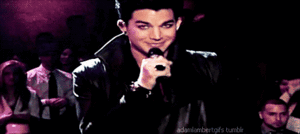Adam Lambert GIF. Artiesten Gifs Adam lambert 