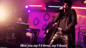 Adam Lambert GIF. Artiesten Gifs Adam lambert Fever 