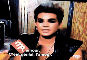 Adam Lambert GIF. Interview Artiesten Gifs Adam lambert 2010 Europa 