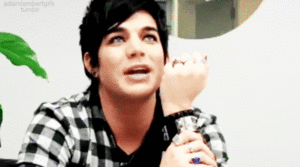 Adam Lambert GIF. Artiesten Gifs Adam lambert 2010 Donorschoosechat 