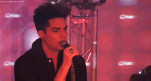 Adam Lambert GIF. Artiesten Gifs Adam lambert 