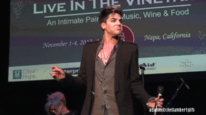 Adam Lambert GIF. Interview Artiesten Gifs Adam lambert American idol 