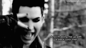 Adam Lambert GIF. Artiesten Gifs Adam lambert 2009 