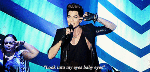 Adam Lambert GIF. Artiesten Tommy Kus Gifs Adam lambert 2010 Glam natie tour 
