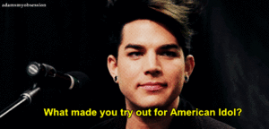 Adam Lambert GIF. Muziek Artiesten Gifs Adam lambert 