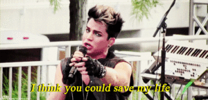 Adam Lambert GIF. Grappig Artiesten Gifs Adam lambert 