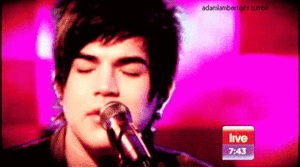 Adam Lambert GIF. Artiesten Gifs Adam lambert 2010 Donorschoosechat 