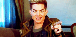 Adam Lambert GIF. Artiesten Gifs Adam lambert 