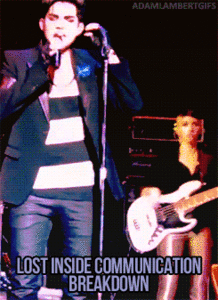 Adam Lambert GIF. Artiesten Gifs Adam lambert 