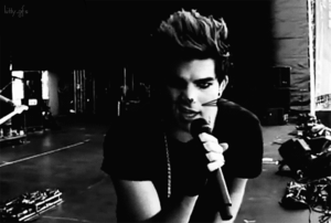 Adam Lambert GIF. Artiesten Gifs Adam lambert 