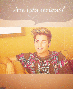 Adam Lambert GIF. Artiesten Gifs Adam lambert 
