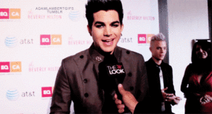 Adam Lambert GIF. Artiesten Gifs Adam lambert 