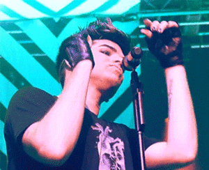 Adam Lambert GIF. Artiesten Gifs Adam lambert 