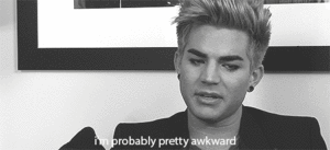 Adam Lambert GIF. Interview Artiesten Gifs Adam lambert American idol 