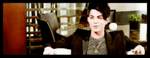 Adam Lambert GIF. Artiesten Gifs Adam lambert Fever 