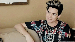 Adam Lambert GIF. Artiesten Gifs Adam lambert 