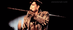 Adam Lambert GIF. Artiesten Gifs Adam lambert Geschokt 