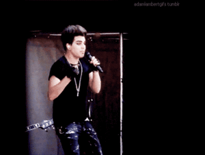 Adam Lambert GIF. Artiesten Gifs Adam lambert 