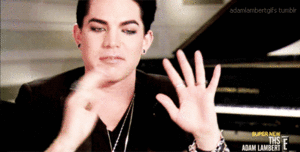 Adam Lambert GIF. Artiesten Gifs Adam lambert 
