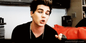 Adam Lambert GIF. Interview Artiesten Gifs Adam lambert 2010 